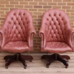 Pair of Chesterfield Directors Chairs