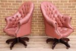 Pair of Chesterfield Directors Chairs - Image 9