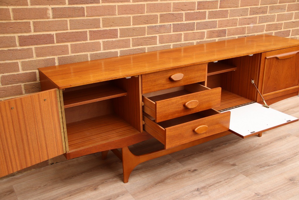 Mid-Century Teak Stateroom Stonehill Sideboard - Image 8