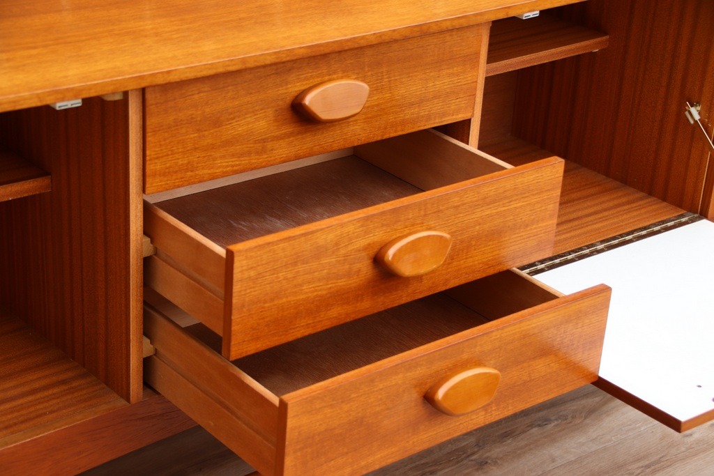 Mid-Century Teak Stateroom Stonehill Sideboard - Image 10