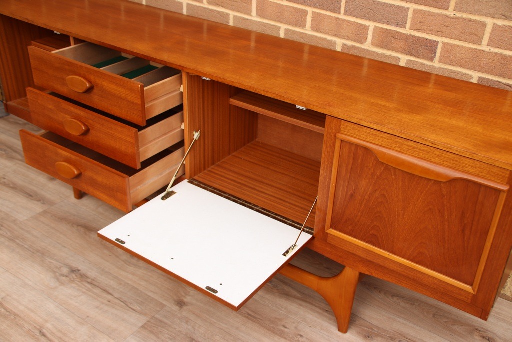Mid-Century Teak Stateroom Stonehill Sideboard - Image 13