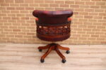 Chesterfield Ox Blood Captains Chair - Image 6