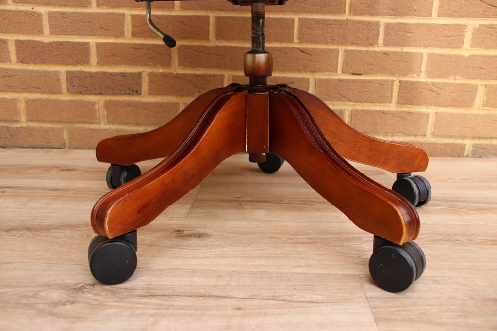 Chesterfield Ox Blood Captains Chair - Image 13