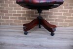 Chesterfield Dark Ox Blood Captains Chair - Image 10
