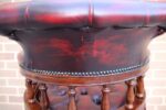Chesterfield Dark Ox Blood Captains Chair - Image 12