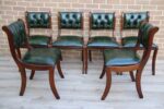 6 Chesterfield Luxury Dining Chairs - Image 9