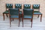 6 Chesterfield Luxury Dining Chairs - Image 10