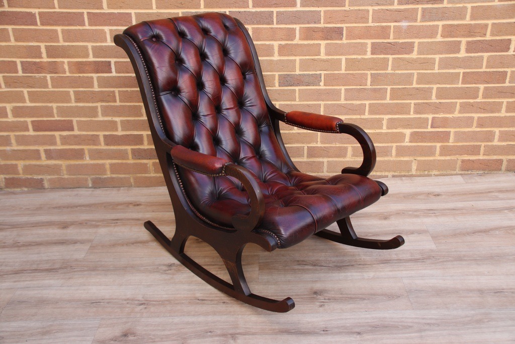 Chesterfield Vintage Rocking Chair - Image 2
