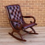 Chesterfield Rocking Ox Blood Chair
