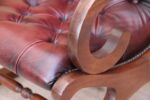 Chesterfield Rocking Ox Blood Chair - Image 13