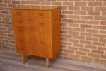 Mid-Century Oak Chest of Drawers - Image 5