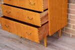 Mid-Century Oak Chest of Drawers - Image 9