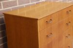 Mid-Century Oak Chest of Drawers - Image 16