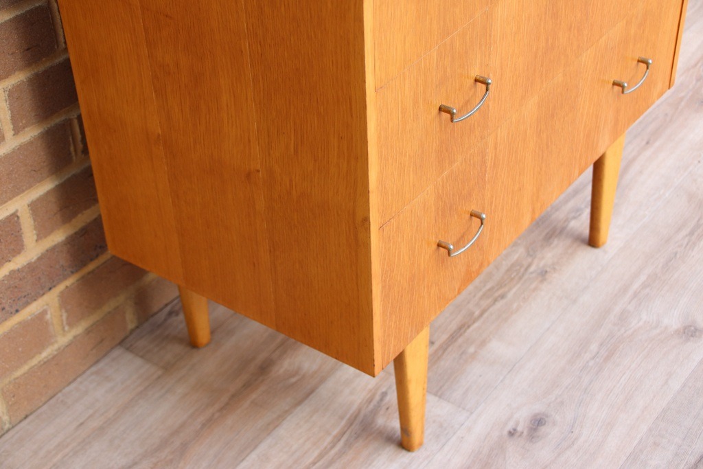 Mid-Century Oak Chest of Drawers - Image 17