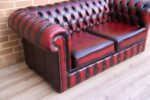 Chesterfield Ox Blood Sofa - Image 3