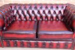 Chesterfield Ox Blood Sofa - Image 5