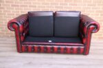 Chesterfield Ox Blood Sofa - Image 8