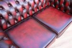 Chesterfield Ox Blood Sofa - Image 10