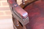 Chesterfield Vintage Ox Blood Captains Chair - Image 10