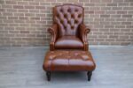 Laura Ashley Lancaster Armchair with Footstool