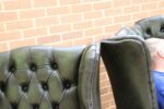 Pair of Manchester High Back Armchairs - Image 9