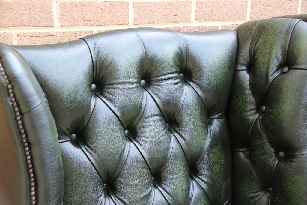 Pair of Manchester High Back Armchairs - Image 11