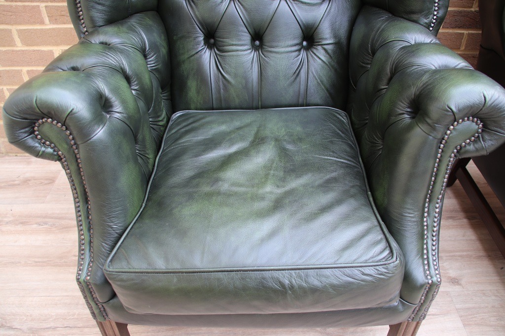 Pair of Manchester High Back Armchairs - Image 20