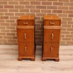 Pair of Art Deco Bedside Tables