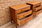 Pair of Vintage Oak Bedside Chests - Image 5