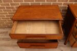 Pair of Vintage Oak Bedside Chests - Image 9