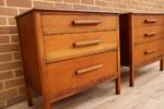 Pair of Vintage Oak Bedside Chests - Image 11