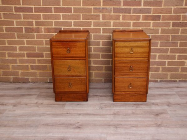 Pair of Mid-Century Oak Bedside Tables