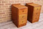 Pair of Mid-Century Oak Bedside Tables - Image 2