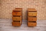 Pair of Mid-Century Oak Bedside Tables - Image 6