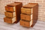 Pair of Mid-Century Oak Bedside Tables - Image 8