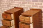 Pair of Mid-Century Oak Bedside Tables - Image 9