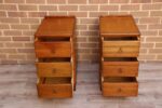 Pair of Mid-Century Oak Bedside Tables - Image 10