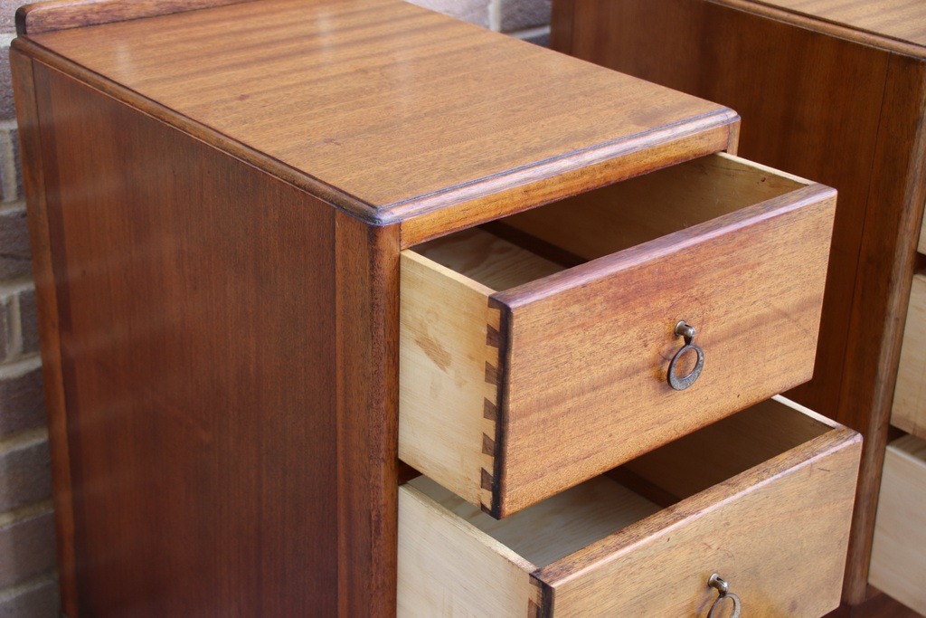 Pair of Mid-Century Oak Bedside Tables - Image 12