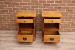 Pair of Laura Ashley Garrat Honey Bedside Tables - Image 4