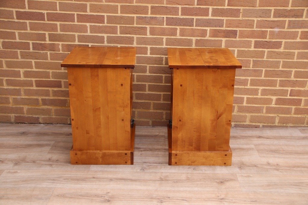 Pair of Laura Ashley Garrat Honey Bedside Tables - Image 7