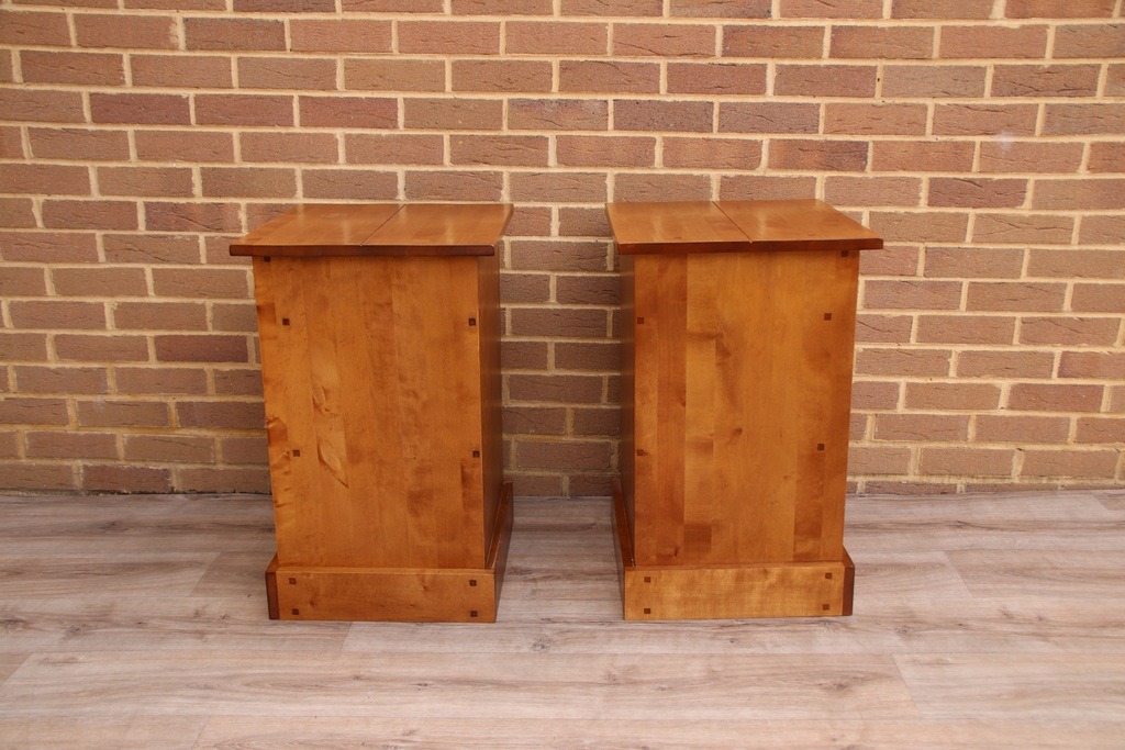 Pair of Laura Ashley Garrat Honey Bedside Tables - Image 9