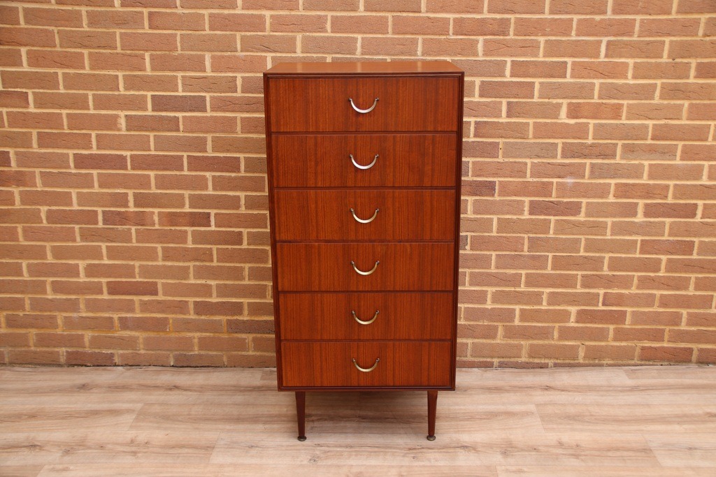 IMG_9222 Meredew Mid-Century Teak Tallboy - Image 1