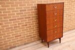 Meredew Mid-Century Teak Tallboy - Image 2