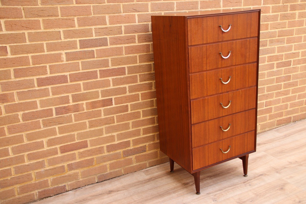 Meredew Mid-Century Teak Tallboy - Image 2
