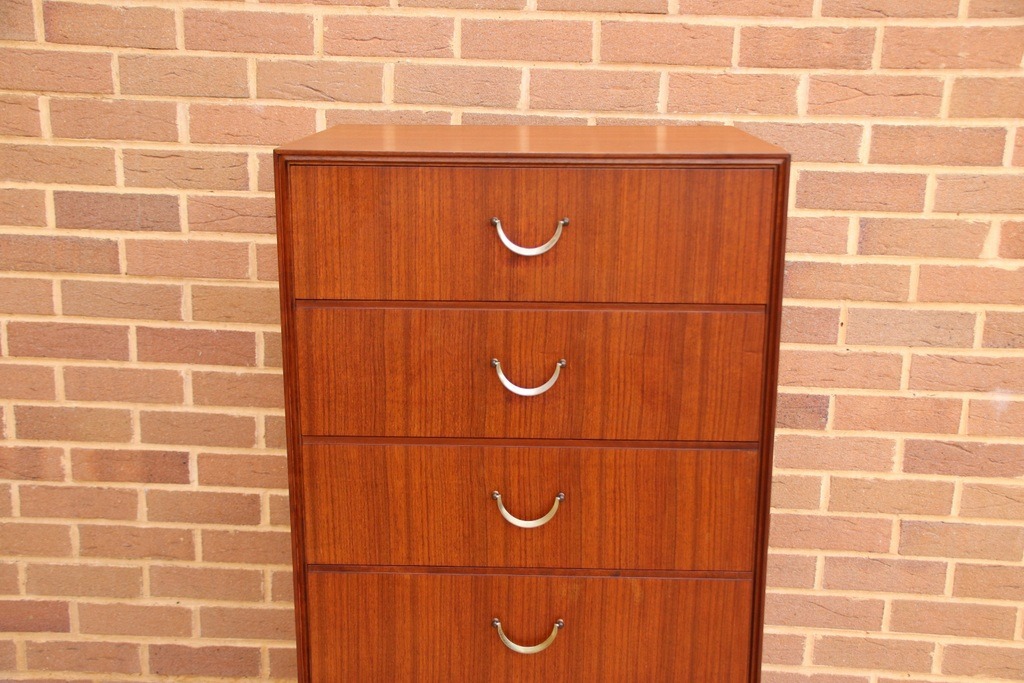 Meredew Mid-Century Teak Tallboy - Image 3