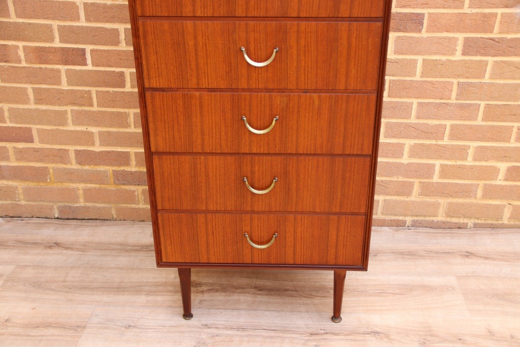 Meredew Mid-Century Teak Tallboy - Image 4