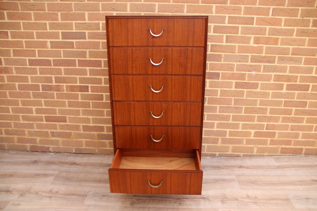 Meredew Mid-Century Teak Tallboy - Image 5