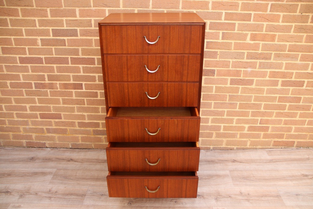 Meredew Mid-Century Teak Tallboy - Image 6