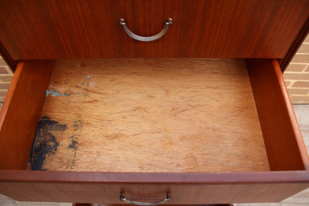 Meredew Mid-Century Teak Tallboy - Image 9