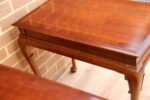 Pair of Queen Anne Mahogany Lamp Tables with Pull-Out Slides - Image 9